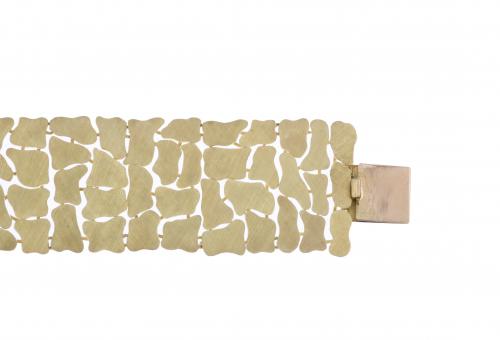 "TRENCADIS" WIDE BRACELET.