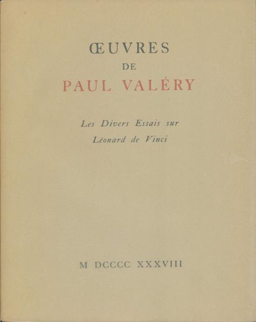 PAUL VALÉRY (1871-1945). "OEUVRES DE PAUL VALÉRY" (6 vols.)