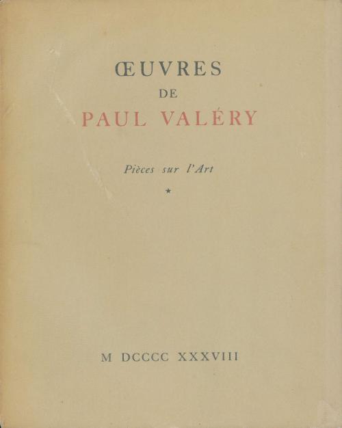 PAUL VALÉRY (1871-1945). "OEUVRES DE PAUL VALÉRY" (6 vols.)