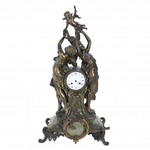 FRENCH TABLE CLOCK, EARLY 20TH CENTURY.