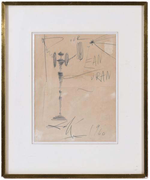 SALVADOR DALÍ I DOMÈNECH (1904-1989). AUTOGRAPH WITH THE FI