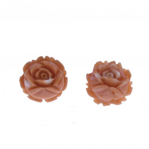 PENDIENTES FLOR DE CORAL.