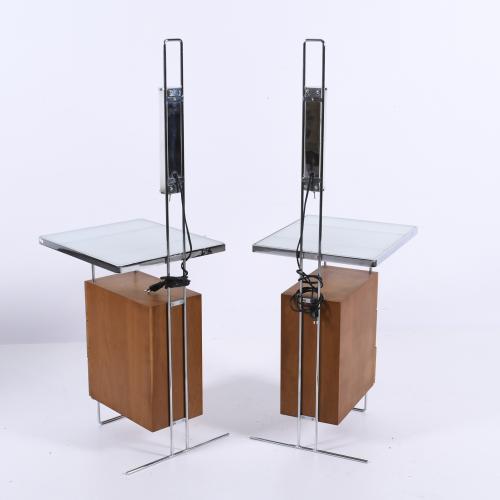 PAIR OF SPANISH BEDSIDE TABLES, MID 20TH CENTURY.