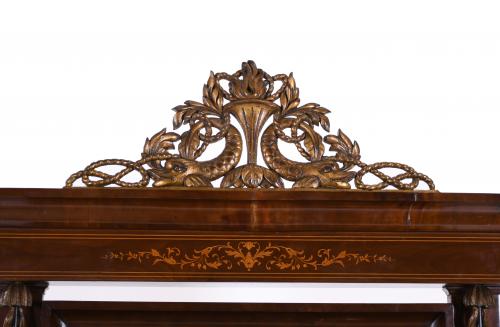 FERNANDINE CONSOLE WITH MIRROR, CIRCA 1830.