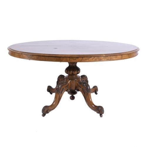 ENGLISH DINING TABLE, SECOND HALF 19TH CENTURY.