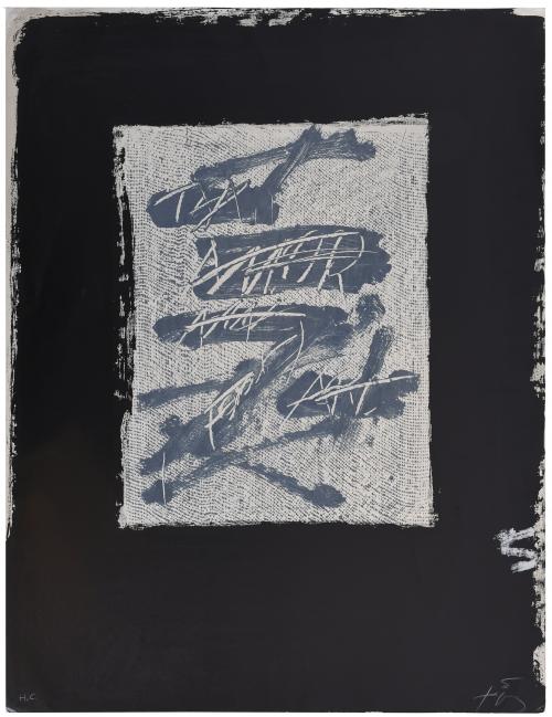 ANTONI TÀPIES (1923-2012). "LLAMBREC 3", 1975.