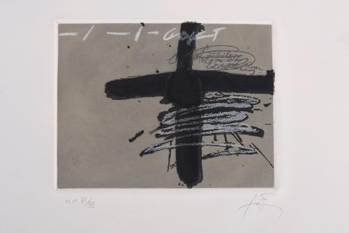 ANTONI TÀPIES (1923-2012). "APARICIONS 8", 1982.