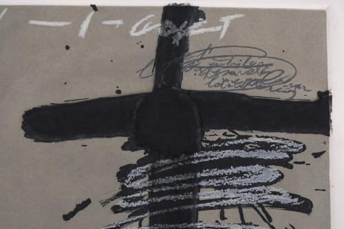 ANTONI TÀPIES (1923-2012). "APARICIONS 8", 1982.