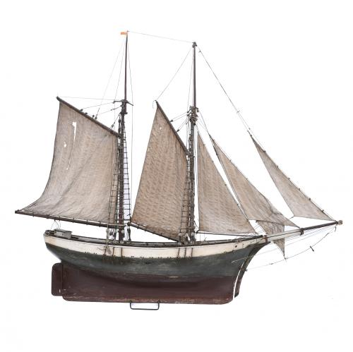 SHIP MODEL, PROBABLY MENORCAN, 20TH CENTURY. 