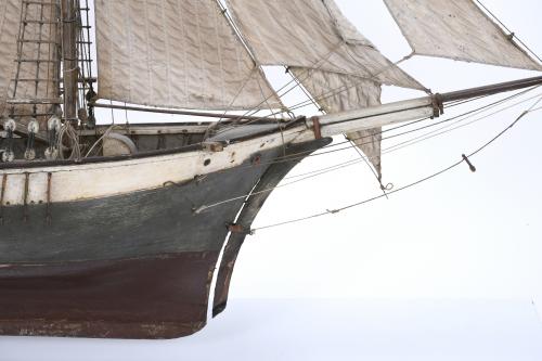 SHIP MODEL, PROBABLY MENORCAN, 20TH CENTURY. 