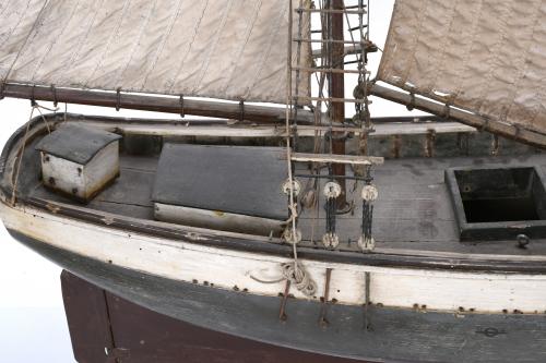 SHIP MODEL, PROBABLY MENORCAN, 20TH CENTURY. 