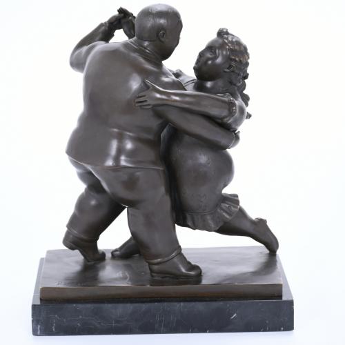 AFTER MODELS BY FERNANDO BOTERO (1932). "TANGO".