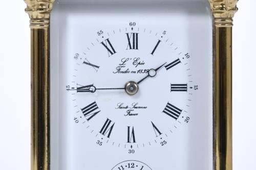 L&#39;EPÉE. FONDÉE EN 1839, SAINTE-SUZANNE. RELOJ-DESPERTADOR D