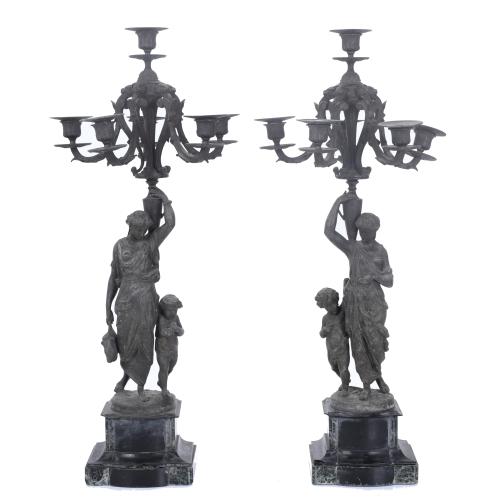 PAIR OF CANDELABRA. EARLY 20TH CENTURY.