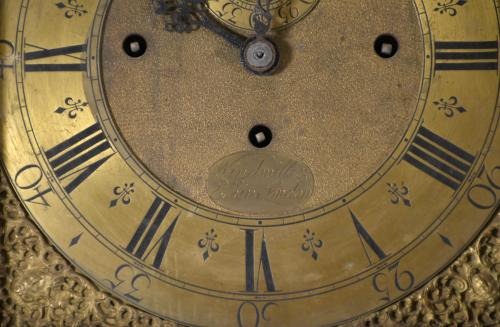 JOSEPH WINDMILLS & ELKINS, LONDON. GRANDFATHER CLOCK. 18TH 