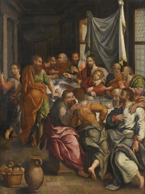 ATRIBUIDO A PABLO DE CÉSPEDES (1538-1608). "ÚLTIMA CENA".