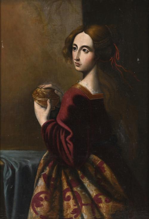 ESCUELA ESPAÑOLA, SIGLO XIX. "MAGDALENA".