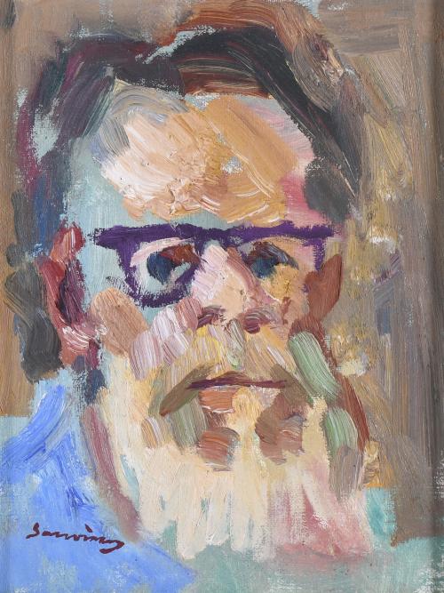 RAMON SANVISENS I MARFULL (1917-1987). "AUTORRETRATO".