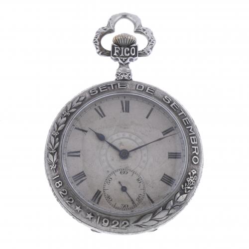 RELOJ DE BOLSILLO CELEBRACIÓN DEL CENTENARIO DE LA INDEPENDENCIA DE BRASIL. 1822-1922