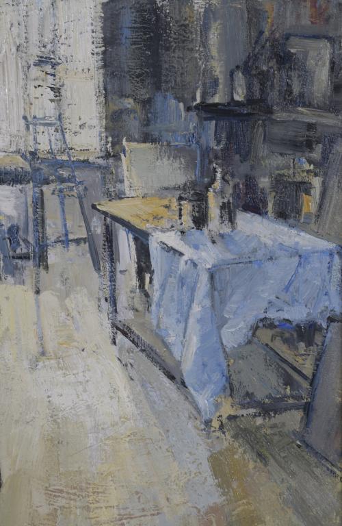 MARIA DOLORS TRENCH (1940). "ESTUDIO DE PINTOR", 1989.