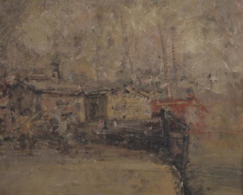 JOAN ANTONI VALLS TRULLA (1923) "PUERTO".