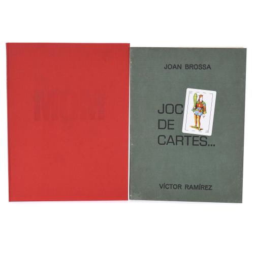 JOAN BROSSA (1919-1998). "MOM, LA CLAU DES MAPES" AND "JOC DE CARTES...", 1987 and 1988.