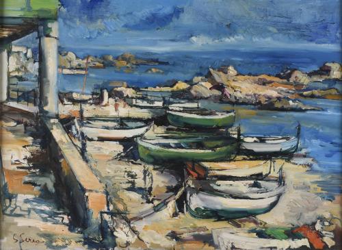 JOAN SERRA MELGOSA (1899-1970) "CALELLA".