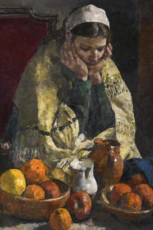 JOSEP MARIA MALLOL SUAZO (1910-1986). "FIGURA Y BODEGÓN".