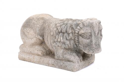 PAIR OF LIONS, 20TH CENTURY.