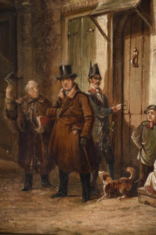 19TH CENTURY EUROPEAN SCHOOL. "THE EVICTED".