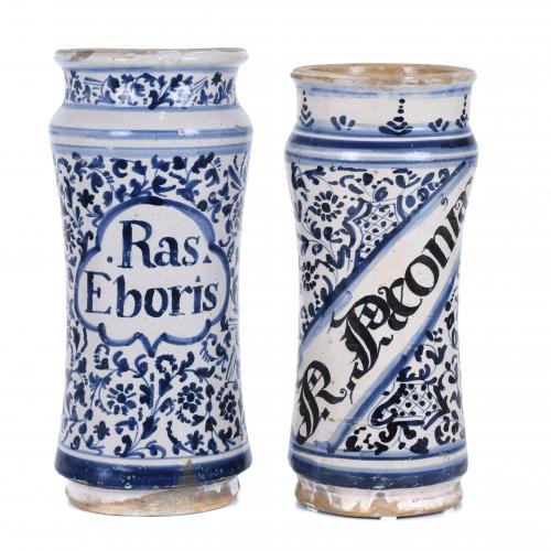 PAIR OF PHARMACY JARS, EARLY 20TH CENTURY.