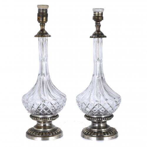 PAIR OF TABLE LAMPS, 20TH CENTURY. 