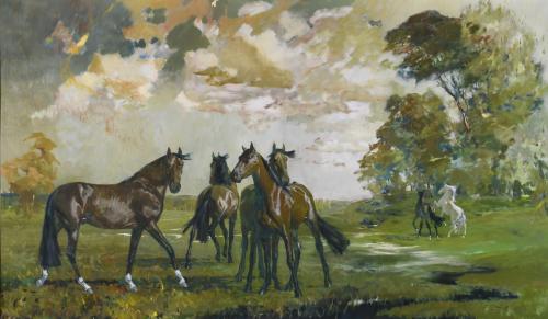 RICARD ARENYS GALDON (1914-1977). "CABALLOS".