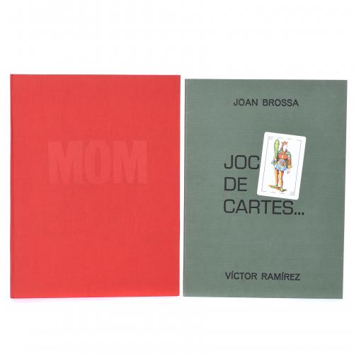 JOAN BROSSA (1919-1998). "MOM, LA CLAU DES MAPES" Y "JOC DE CARTES...", 1987 y 1988.