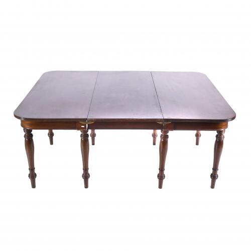 MESA DE COMEDOR INGLESA EXTENSIBLE, PPS. SIGLO XX. 