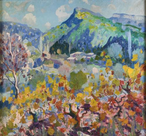 CASIMIR MARTÍNEZ TARRASSÓ (1898-1980). "PUIG DES TEIX, MALLORCA".