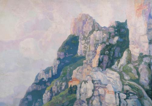 HERMENEGILD ANGLADA CAMARASA (1871-1959). "MONTSERRAT".