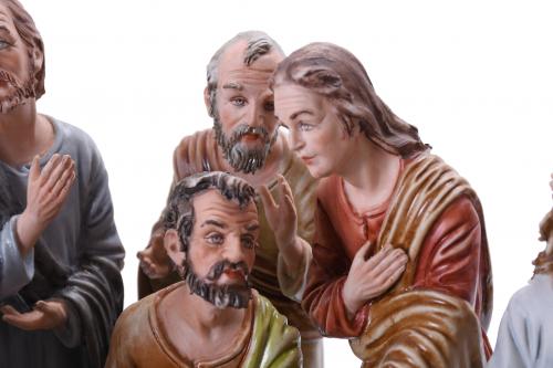 CAPODIMONTE.  FIGURAL GROUP "L&#39;ULTIMA CENA", CIRCA 1980. 