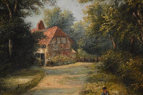 19TH CENTURY ENGLISH SCHOOL. "LANDSCAPE".