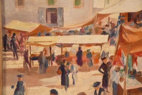 ALFREDO OPISSO (1907-1980). "MERCADO".