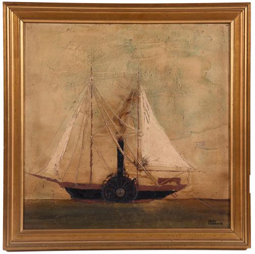 RAMÓN CALDERÓN (1932-2004). "SHIP". 1964