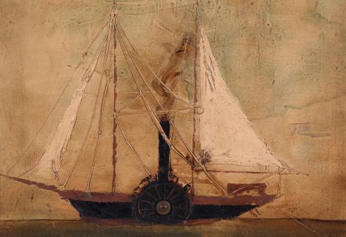 RAMÓN CALDERÓN (1932-2004). "SHIP". 1964