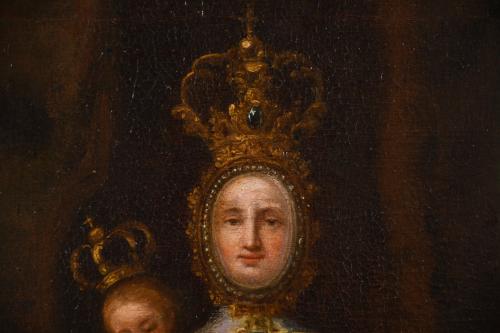 18TH CENTURY, SPANISH SCHOOL. "OUR LADY OF VALVANERA".