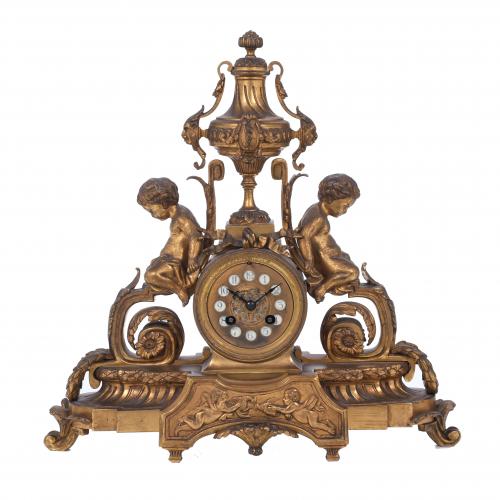 RELOJ FRANCÉS NAPOLEÓN III, SIGLO XIX. 