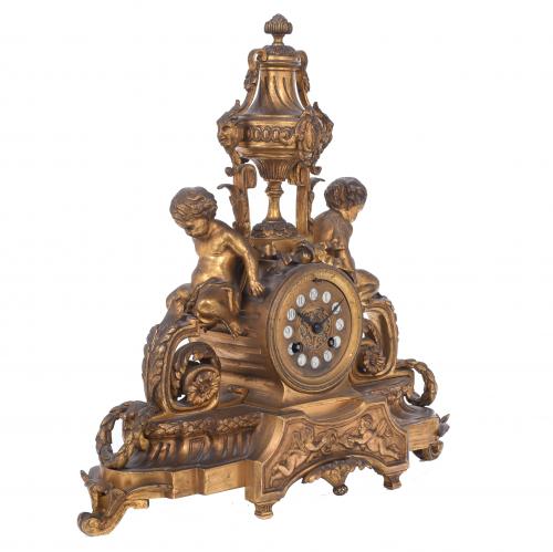 RELOJ FRANCÉS NAPOLEÓN III, SIGLO XIX. 