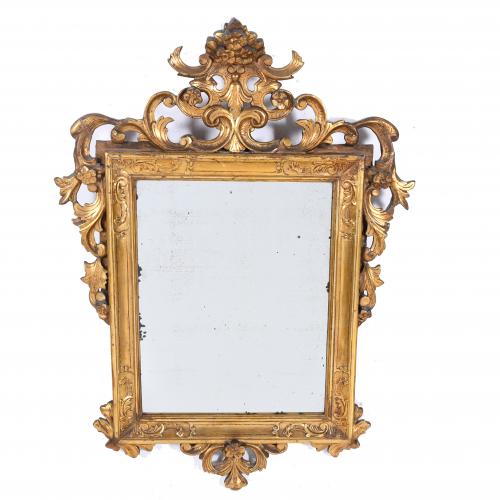 ORNAMENTAL MIRROR, 20TH CENTURY.