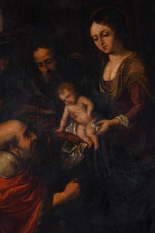 DESPUÉS DE PETER PAUL RUBENS (1577-1640). "ADORACIÓN DE LOS