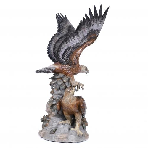 A. BALLESTER AND J. RUIZ FOR LLADRÓ.  EAGLES FIGURAL GROUP,