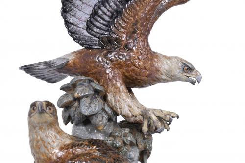 A. BALLESTER AND J. RUIZ FOR LLADRÓ.  EAGLES FIGURAL GROUP,