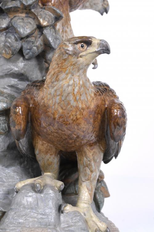 A. BALLESTER AND J. RUIZ FOR LLADRÓ.  EAGLES FIGURAL GROUP,